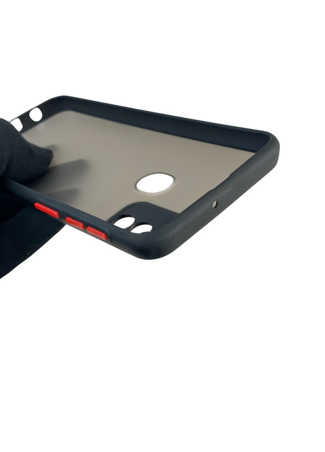 Чохол для телефона Galaxy M21 (SM-M215F) з високими бортами із захистом камери на самсунг м21 чорний Samsung (366227913)