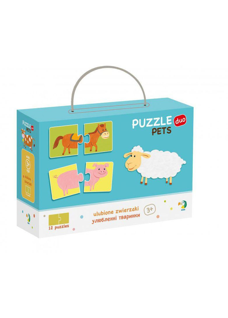 Дитячий пазл Улюблені Тварини DoDo 300115, 24 елемента DoDo Toys (334149523)