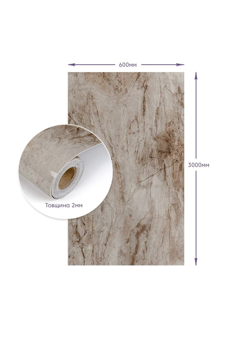 Самоклеящаяся стеновая PET плитка в рулоне 600*3000*2mm (D) SW-00002432 Sticker Wall (313401132)