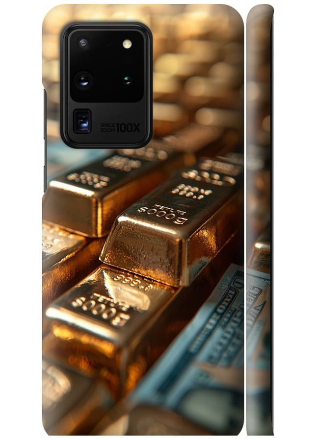 3D пластиковый матовый чехол 'Сияние золота' для Endorphone samsung galaxy s20 ultra (291129136)