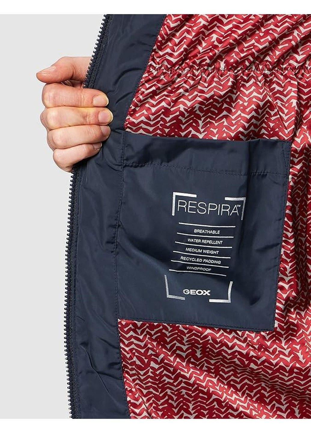 Синяя зимняя зимняя куртка w1428k-f4491 Geox