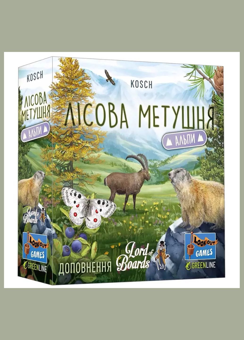 Игра настольная дополнение Лесная возня Альпы (LOB2405UA) Lord of Boards (333252533)