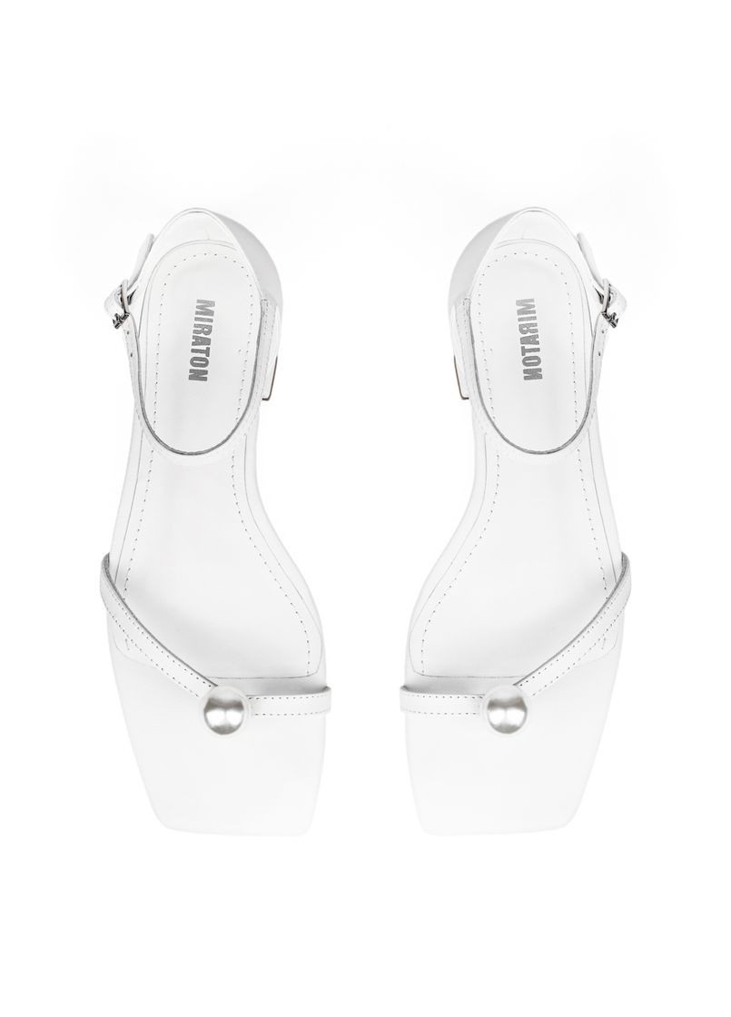 Жіночі Сандалі PF3103-4-3 Білий Шкіра MIRATON (292398043)