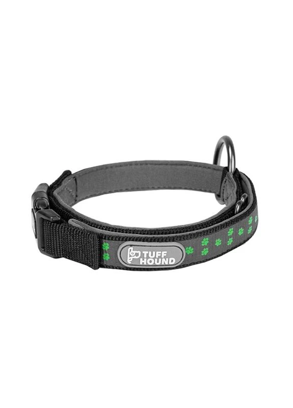 Світловідбивний нашийник для собак TUFF HOUND 1537 Black XS з утяжкою 4 шт. Lesko (352013024)