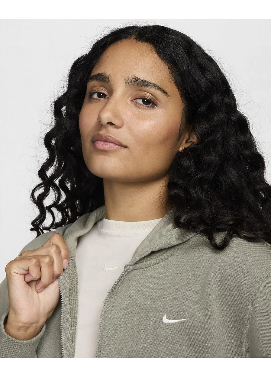 Толстовка Sportswear Chill Terry Loose Full-Zip French Terry Hoodie Olive FN2415-320 Nike (398036480)