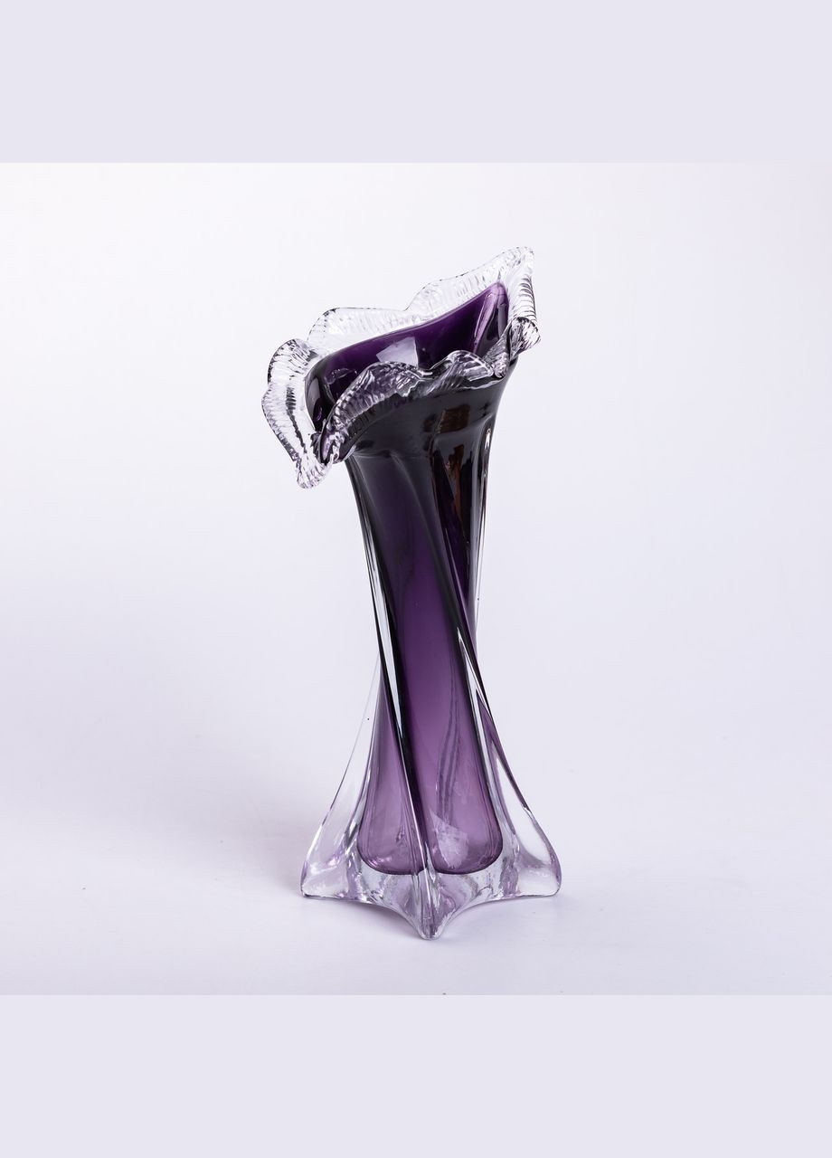 Ваза для квітів 31.5 см декоративна ваза для букета 300 мл Фіолетова HP-9-7 Yiwu (327368947)