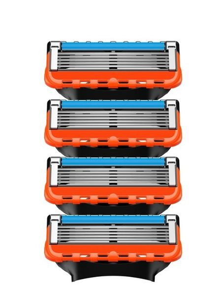 Змінні картриджі для гоління (леза касети) чоловічі без упаковки 4 шт Gillette Fusion5 (323168377)