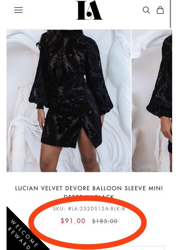 Черное платье мини с пышными рукавами из структурированного бархата lavice alice Asos