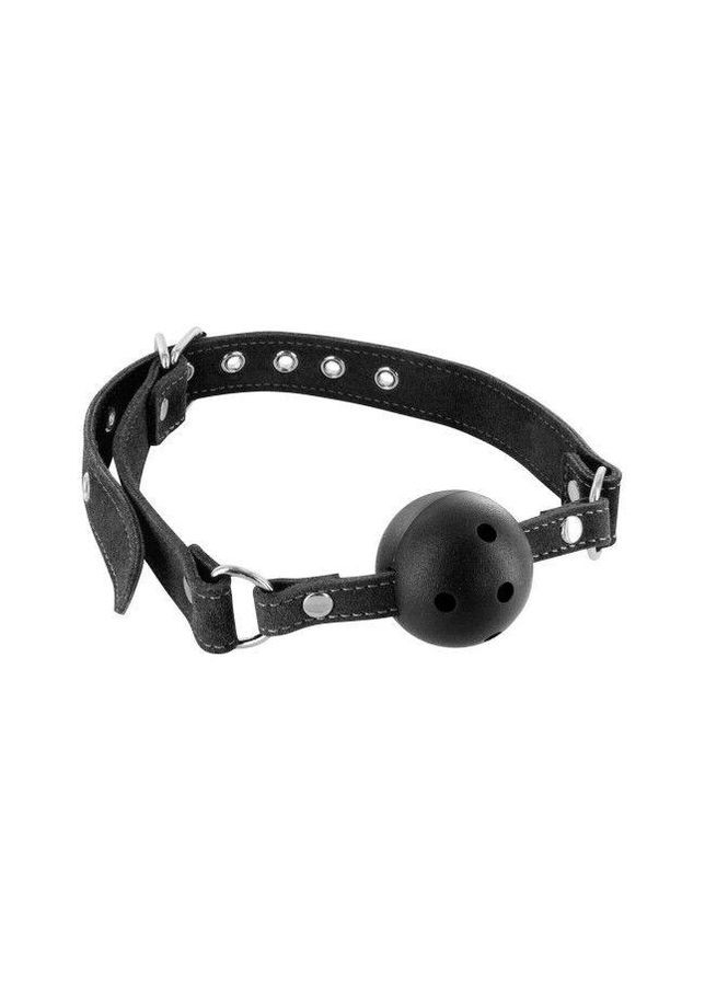 Кляп Fetish Tentation Premium Leather gag with stiff ball No Brand (311314274)