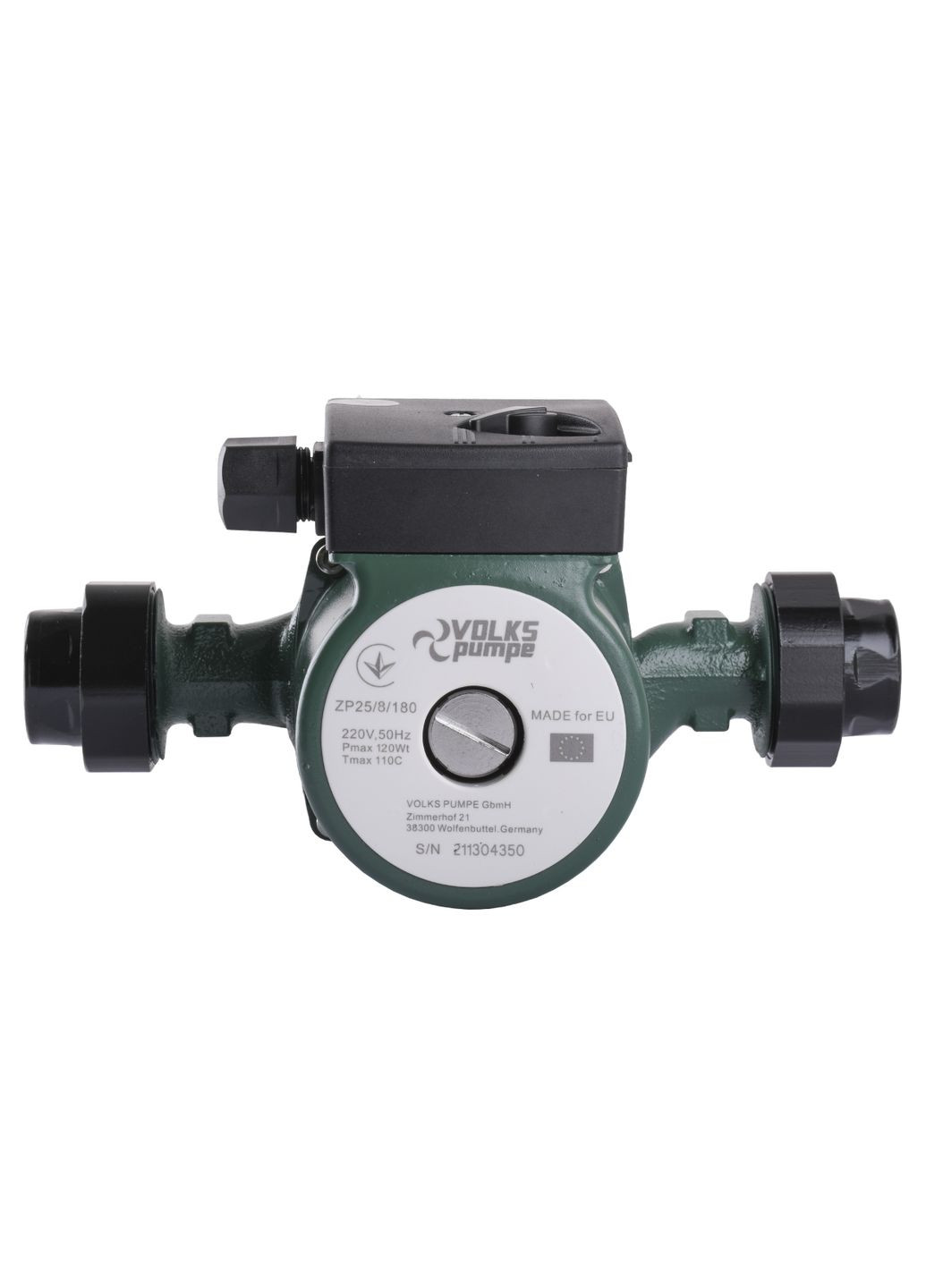 Насос циркуляційний pumpe ZP25/8 180мм + гайки VOLKS (300220748)