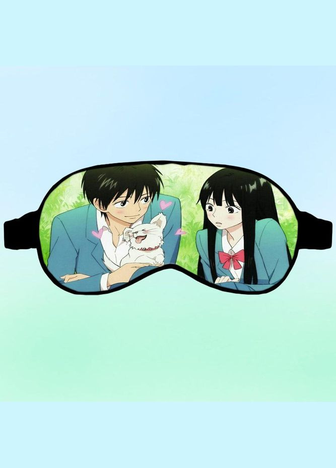 Маска для сну Аніме Дотягнутися до тебе #0001 чорна No Brand (315041187)