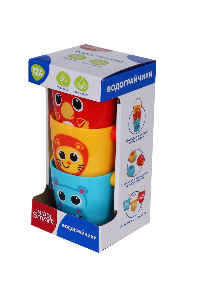 Іграшкові відерця для гри у ванній Водограйчики KIDDI SMART (366238732)