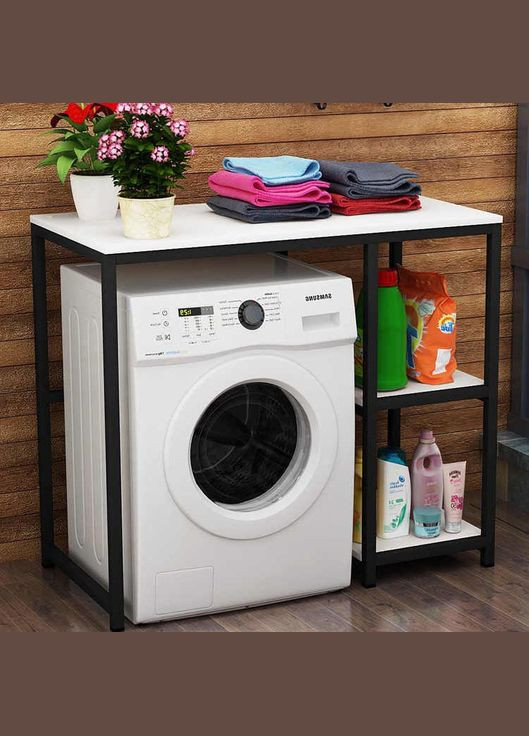 Стелаж над пральною машиною з дерева Кралов правий венге-зефір (ССМ-10051220) No Brand (328293465)