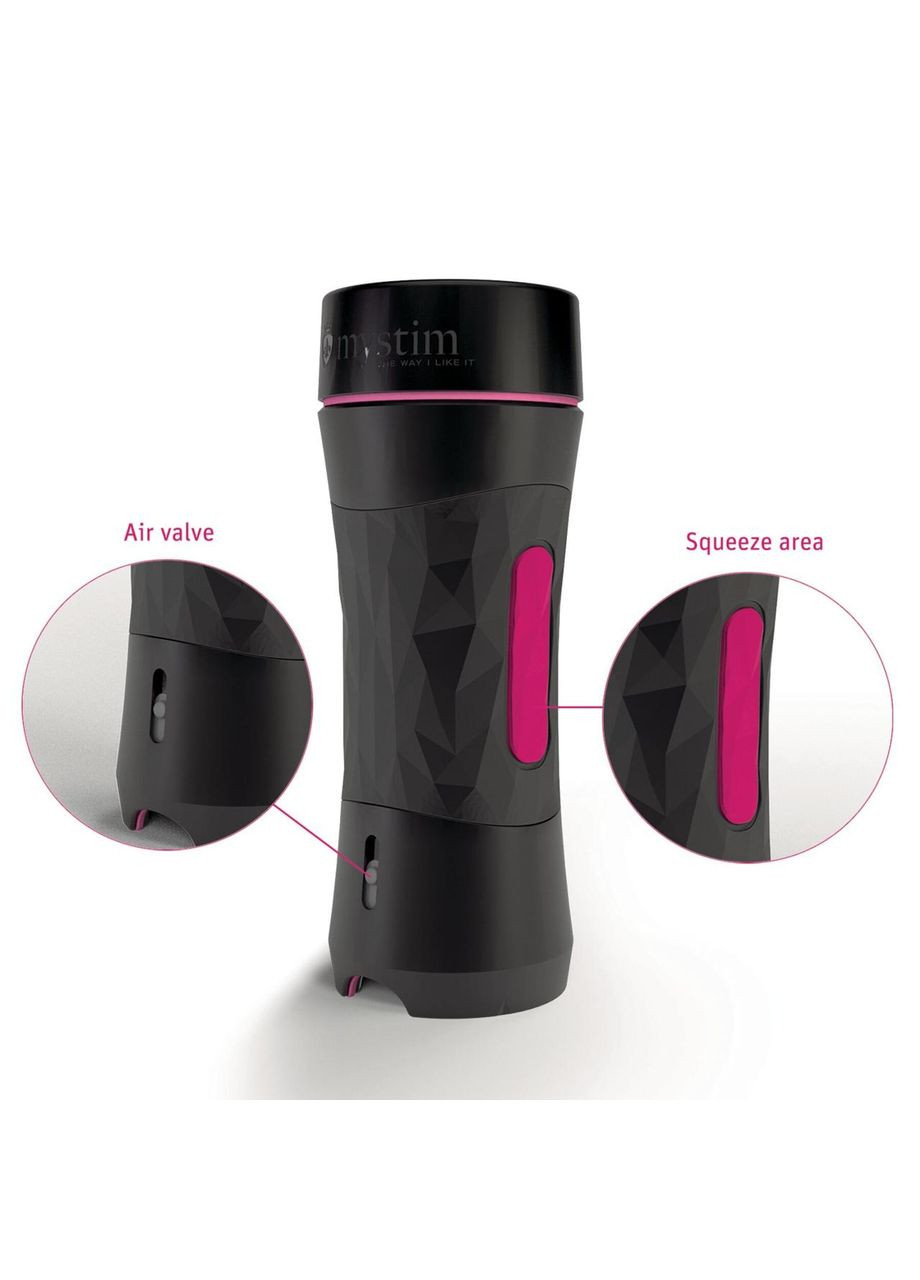 Мастурбатор-попка O(h) PUSH ME Anus, можна стискати та регулювати вакуум Mystim (303892313)