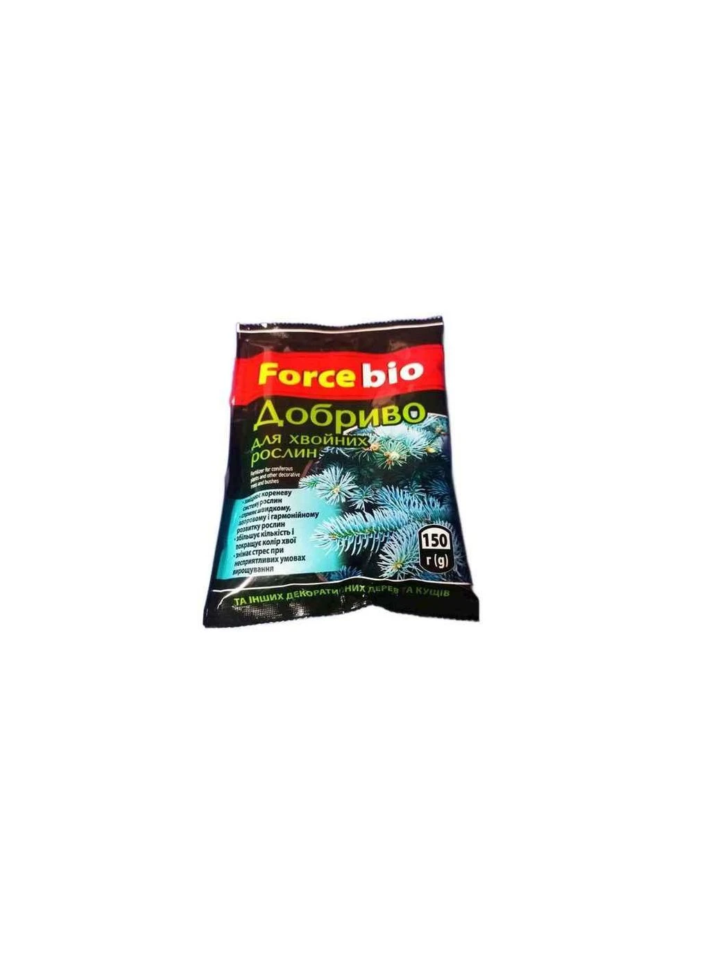 Удобрение в пакете 150г для хвойных деревьев BIO ТМ Force (386616427)