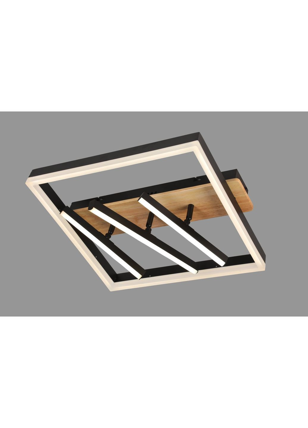 Люстра стельова світлодіодна 77085/400*400, чорний Valeso (369387215)