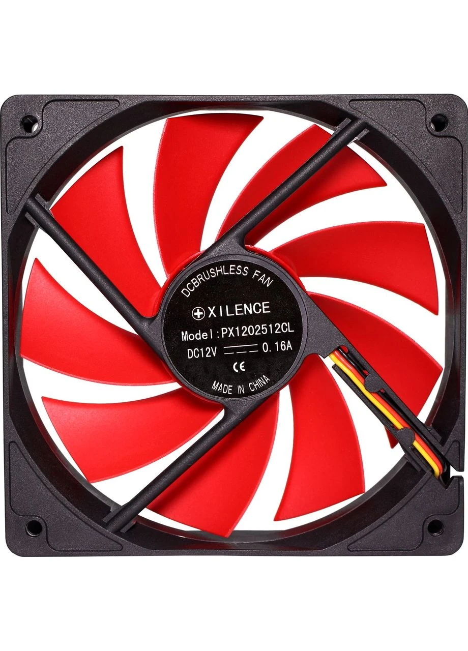 Вентилятор для корпуса 120mm XPF120.R black/red, Retail Box XILENCE (352528209)