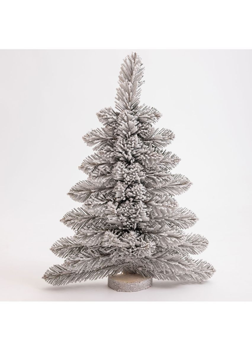 Штучна ялинка-віночок настінна 60 см засніжена LUGI SOK-M-V-2 No Brand (366830647)