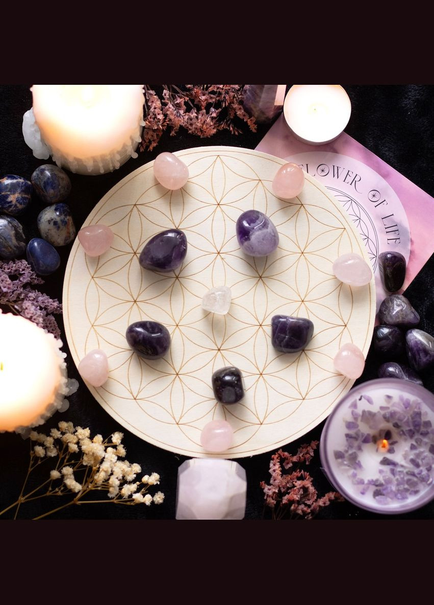 Кристалічна сітка Flower of Life - для залучення любові та дружби No Brand (296008688)