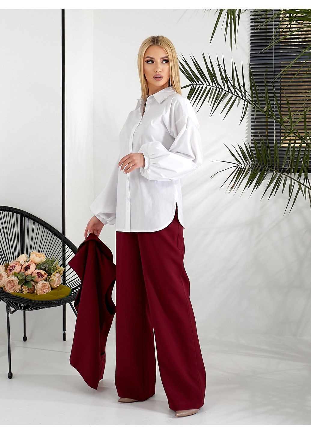 Белая рубашка DIA COSA