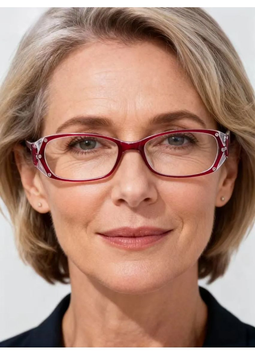 Готові жіночі пластикові окуляри для зору -1.50 для далини прозора лінза Ralph (372506766)