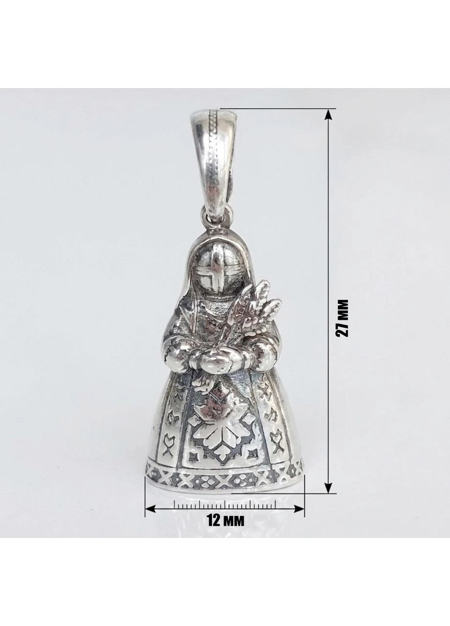 Кулон Берегиня Мотанка оберіг зі срібла 925 з чорнінням No Brand (401494248)