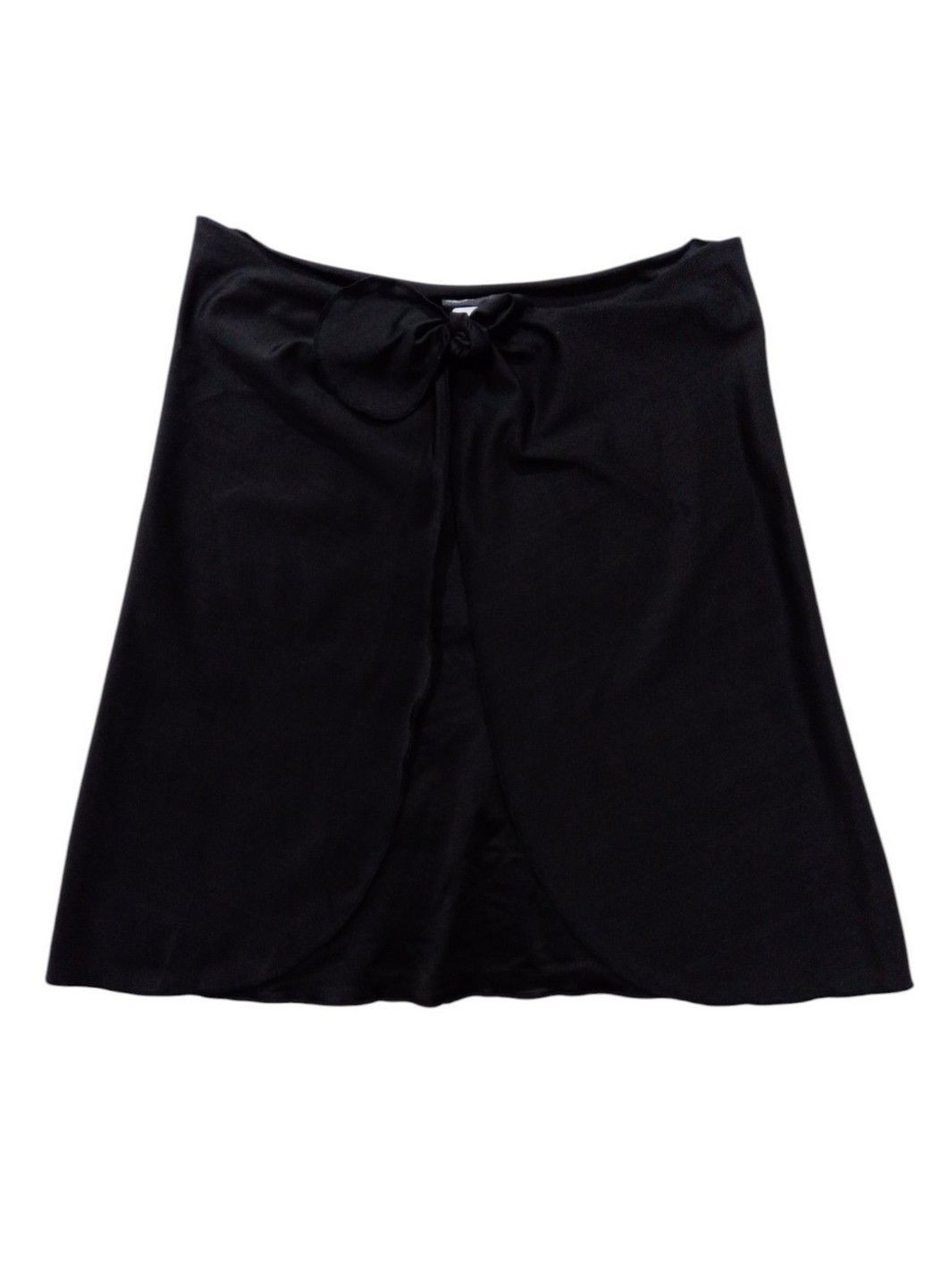 Черная однотонная юбка H&M