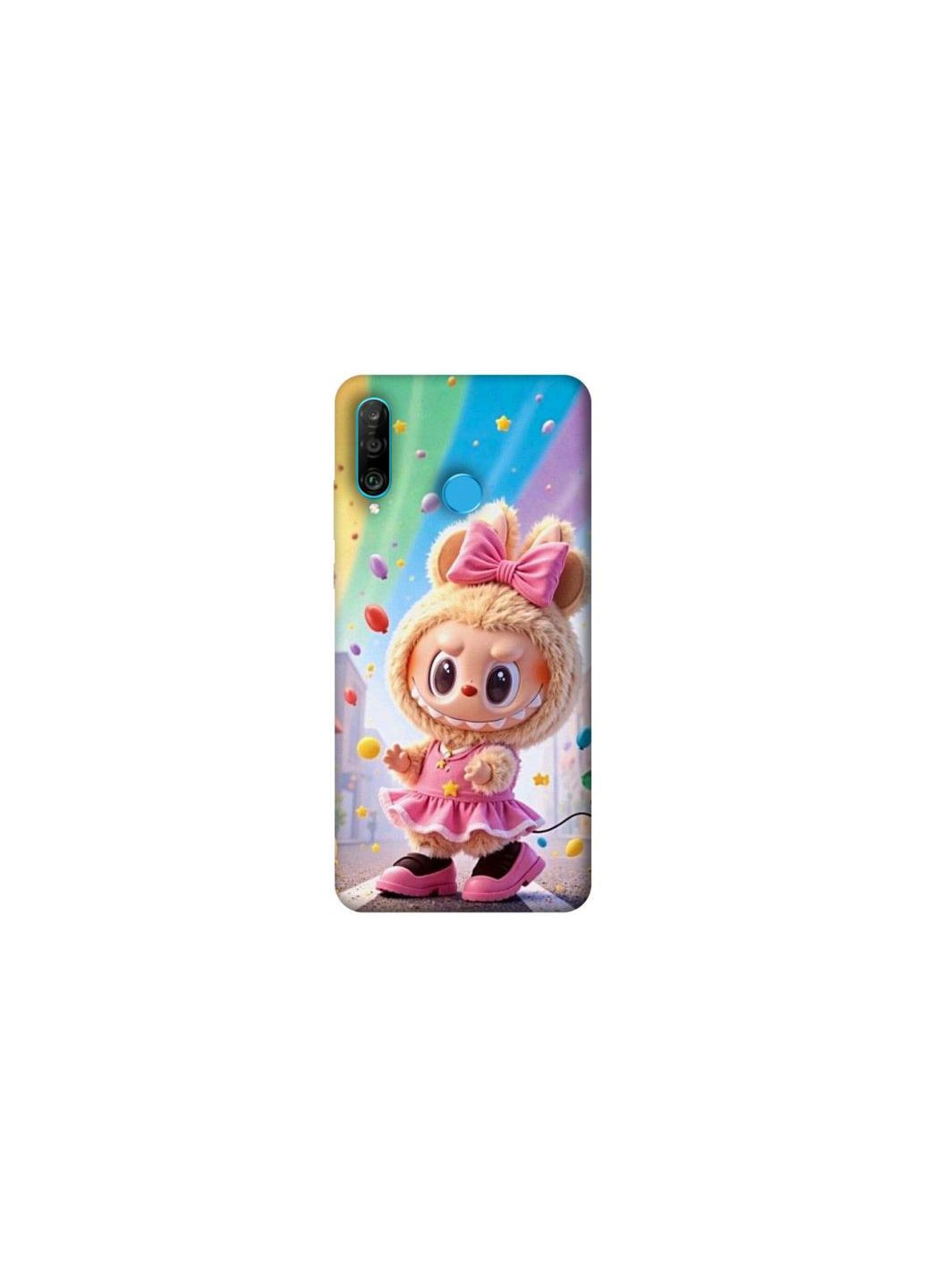 Чохол на Huawei P30 lite Labubu rainbow Frontalka (361983491)