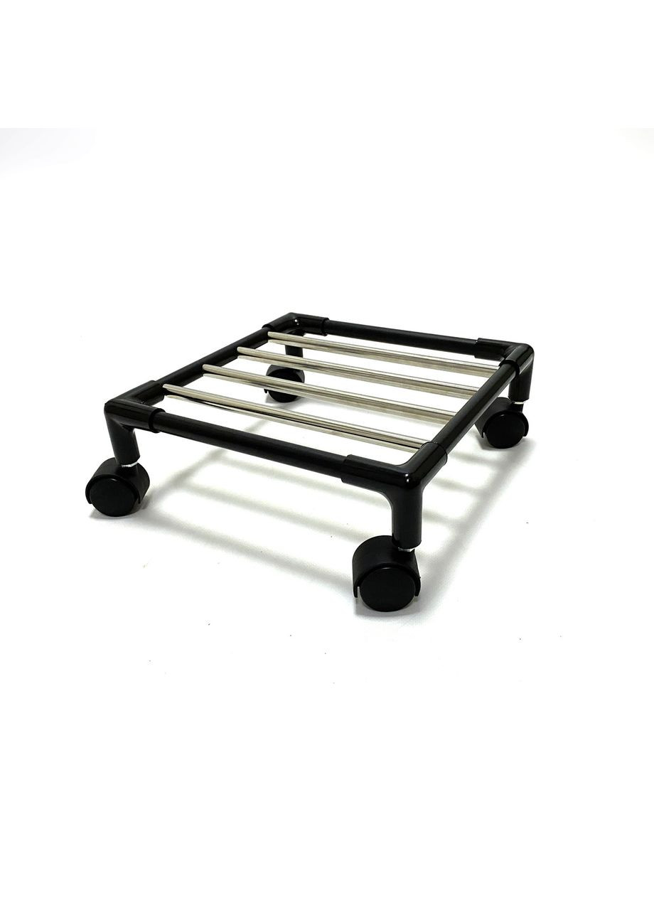 Мобильная подставка для цветов на колесах Bibi, металлическая, под тяжелые вазоны Metaplant (305327501)