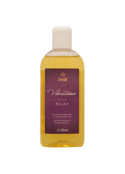 Массажное масло с успокаивающим ароматом - Vibratissimo Relax 250 мл - Масло для массажа Amor (335862903)