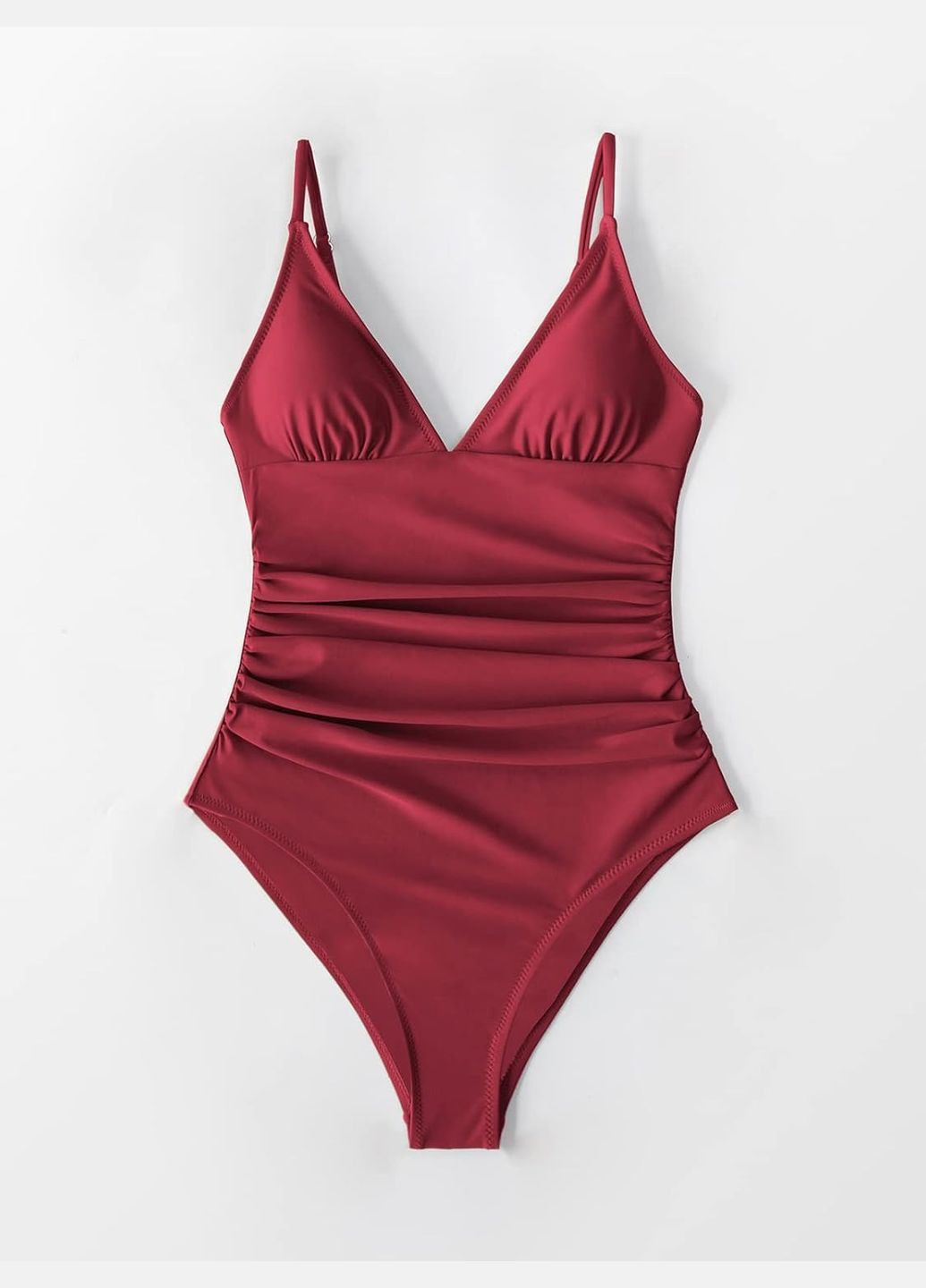 Вишневий літній купальник CUPSHE