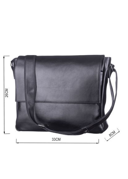 Сумка Кожаная Черная (11039) Shvigel Шкіряна Чорна (358066064)