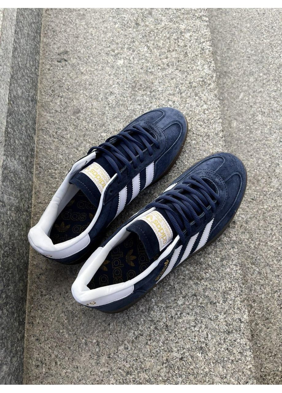 Білі Осінні кросівки чоловічі adidas spezial blue white адідас спеціал No Brand
