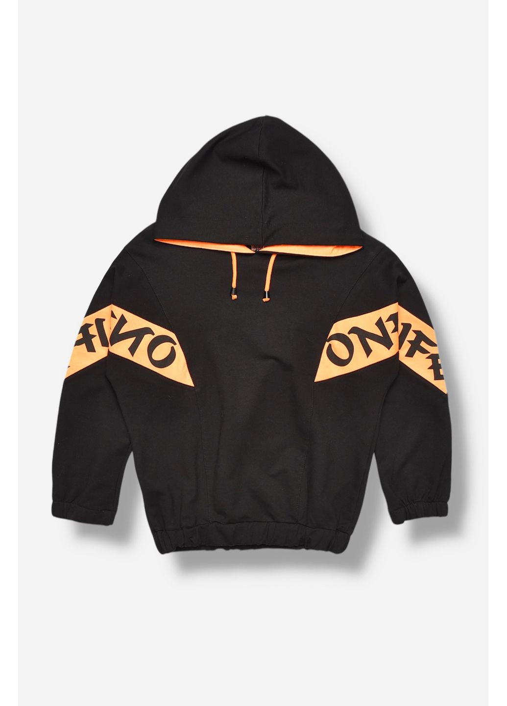 Кофта підліткова для дівчинки чорного кольору з принтом Let's Shop (365310283)