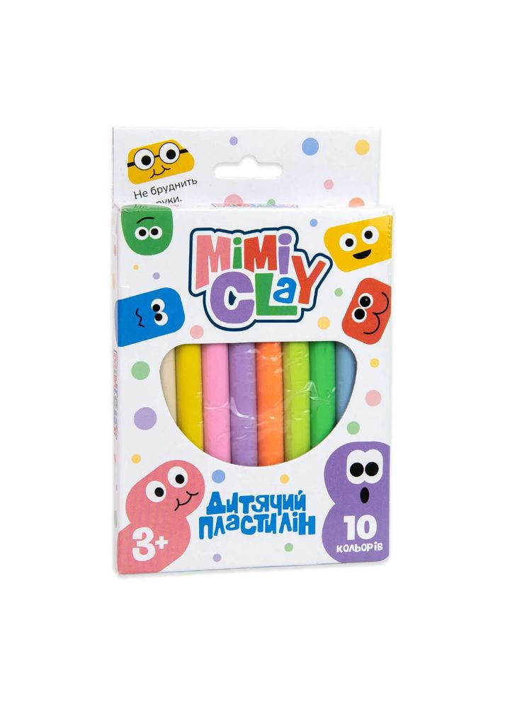 Набор для творчества Mimi clay 30424 10 цветов на украинском языке (2000990184627) shop (2000990184627) Strateg (365695897)
