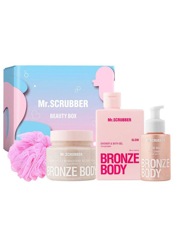 Подарунковий набір Mr.SCRUBBER Gold & Glow Set Mr. Scrubber (365842423)
