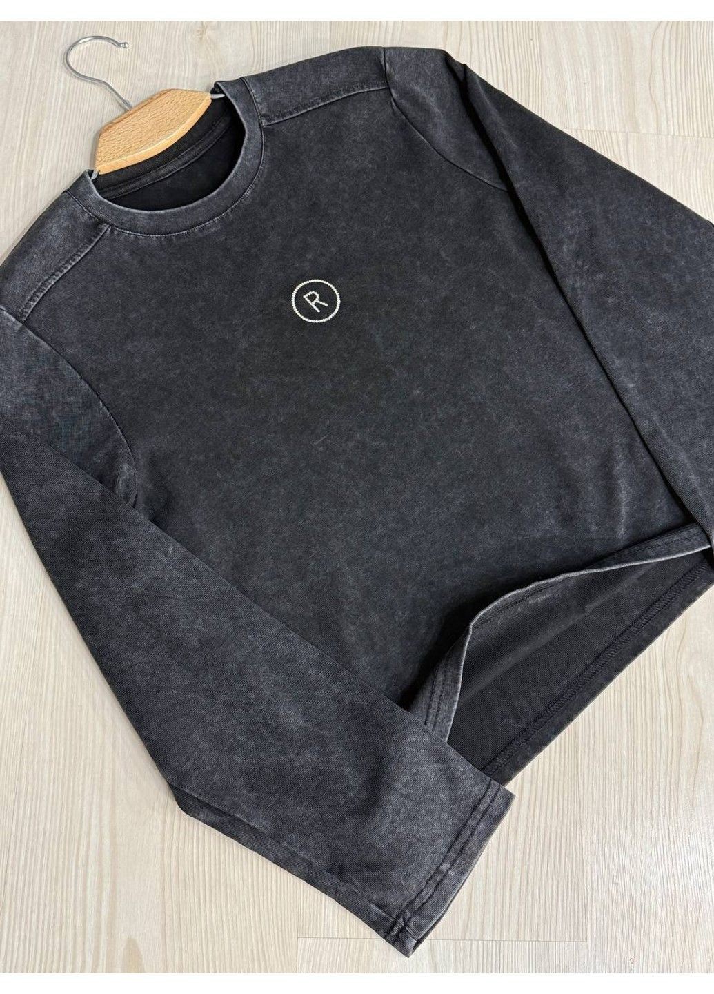 Лонгслив женский A-N 2517-5 трикотажный варка тай-дай с камешками "R" No Brand (350633706)