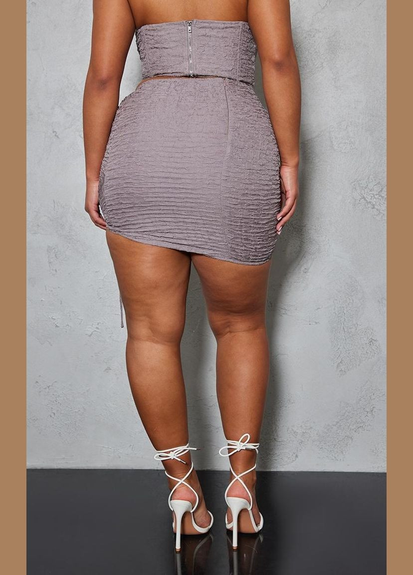 Серая юбка PrettyLittleThing