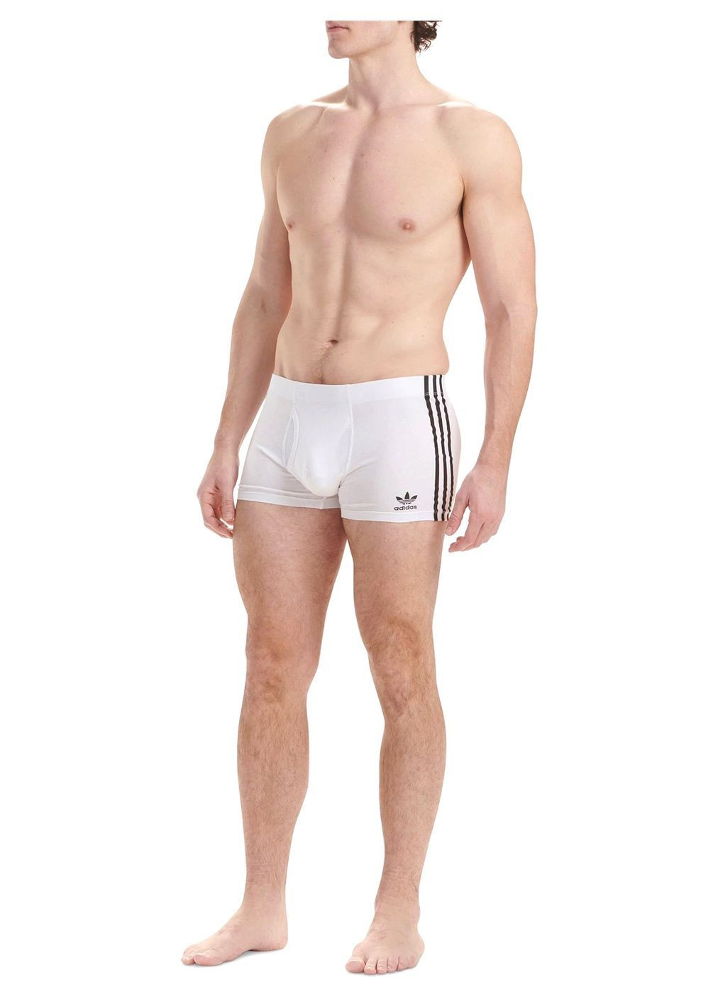Набір 3 шт боксерки чоловічі труси Adidas Originals Mens Comfort Flex Cotton 3 Stripes Three Pack Trunks (363135120)