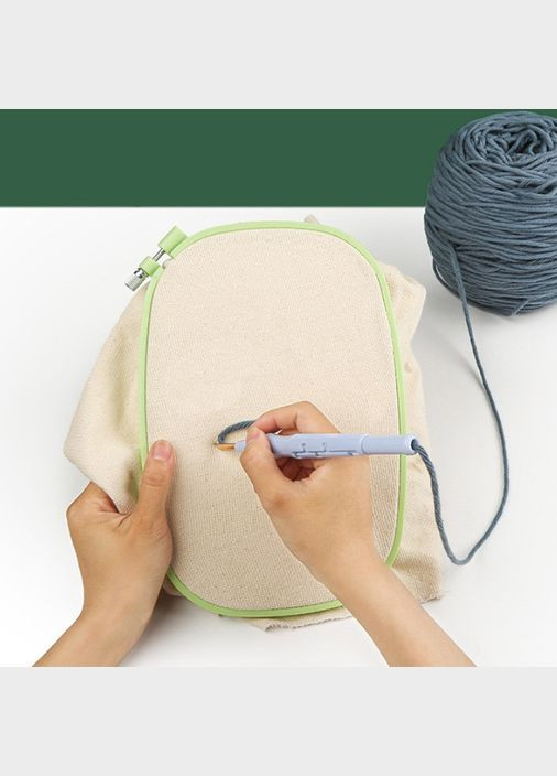 Пяльца для вышивки прямоугольные, пластик, 13х9 см No Brand (340483228)