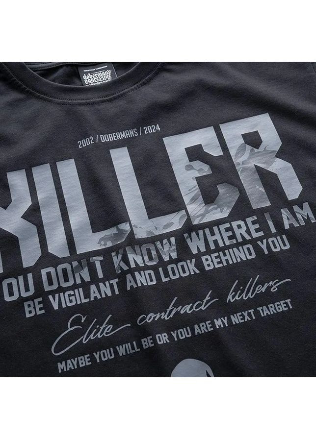 Черная лонгслив killer s329abk black Dobermans Aggressive