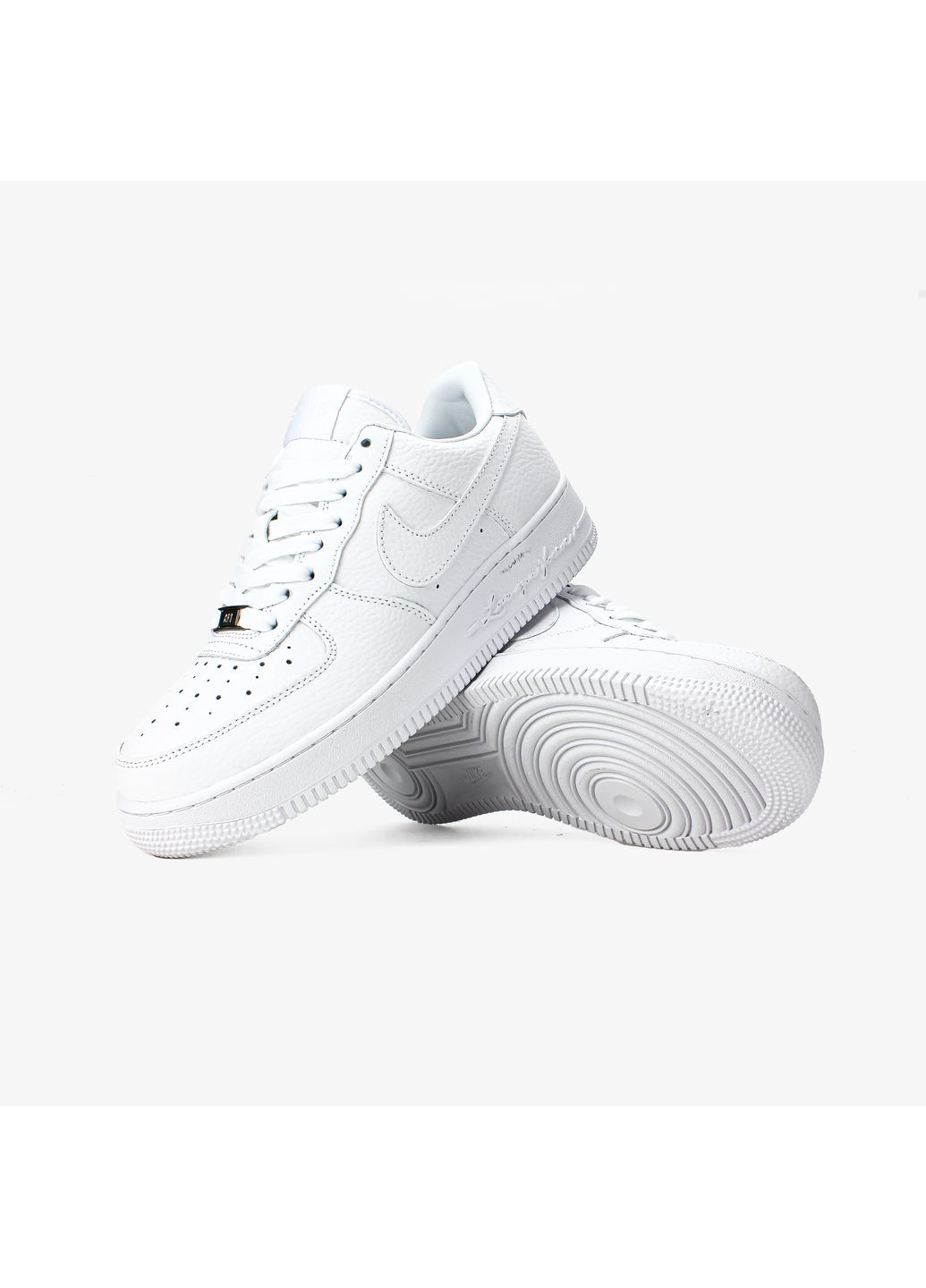 Білі Осінні кросівки чоловічі і жіночі nike air force x drace nocta white | найк еір форс білі No Brand
