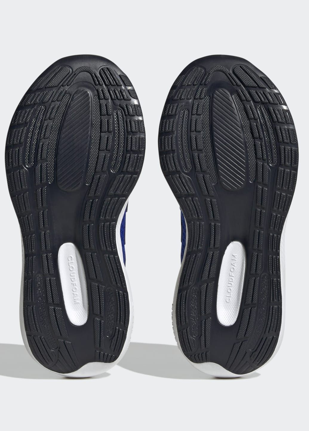 Синій всесезонні бігові кросівки runfalcon 3 lace adidas