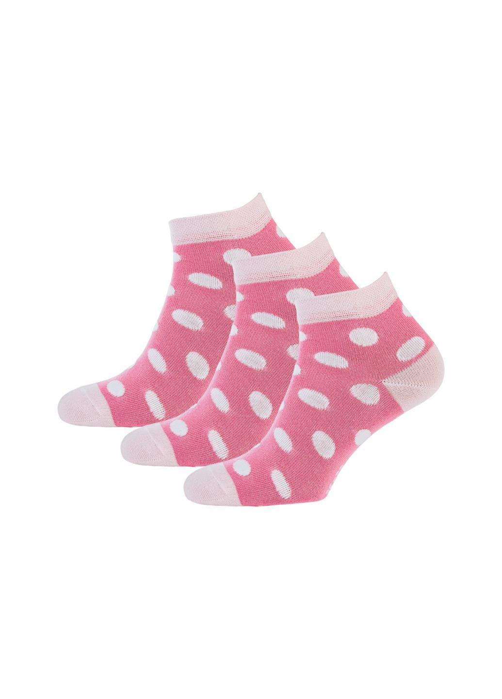 Рожеві набір (3 шт) жіночих шкарпеток Siela (302517196)