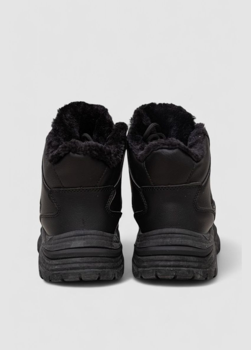 Кроссовки женские зимние на меху Ager Кроссовки чёрные зима (318561235)