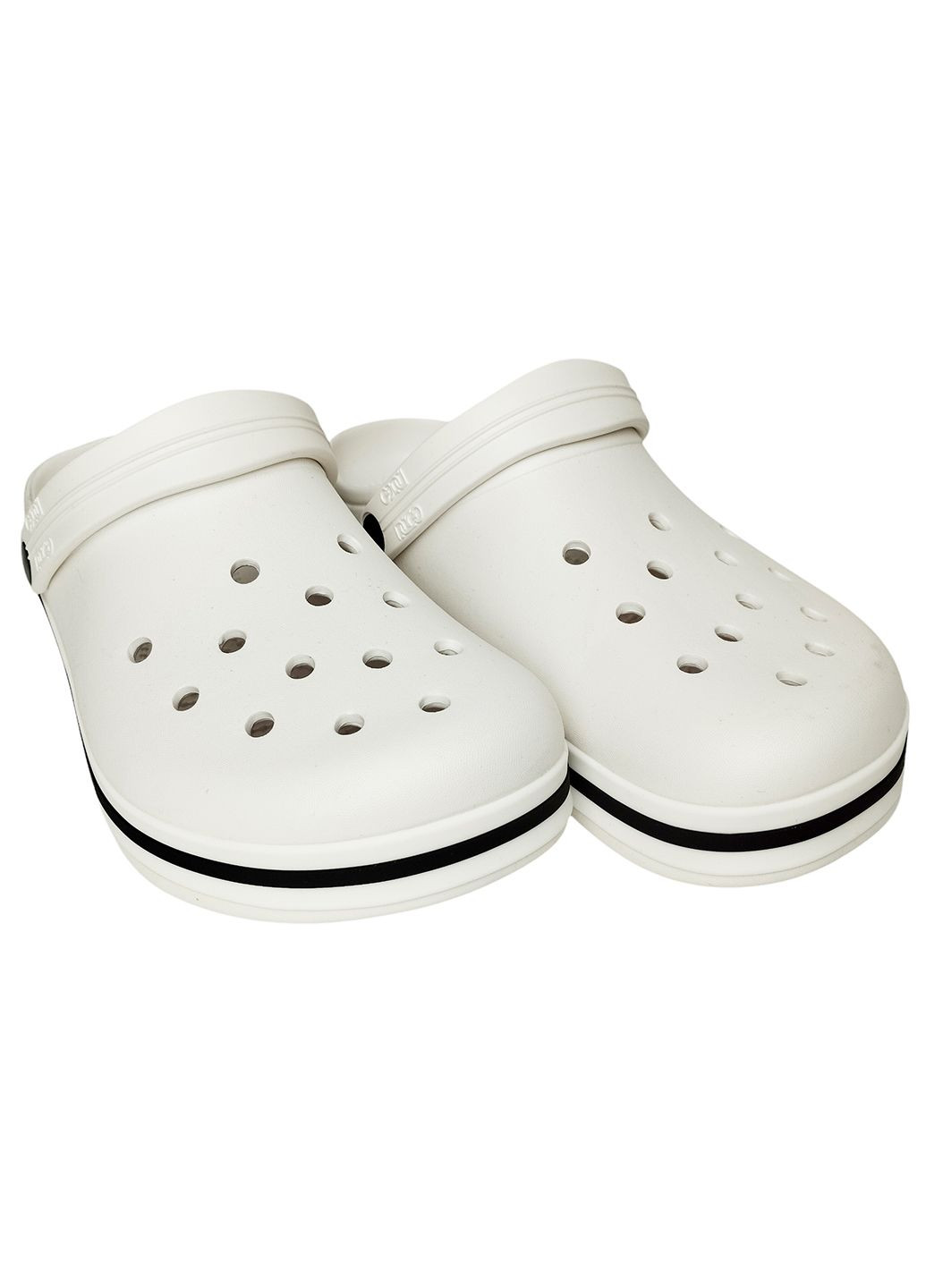 Мужские кроксы сабо закрые белый Dago (316132204)