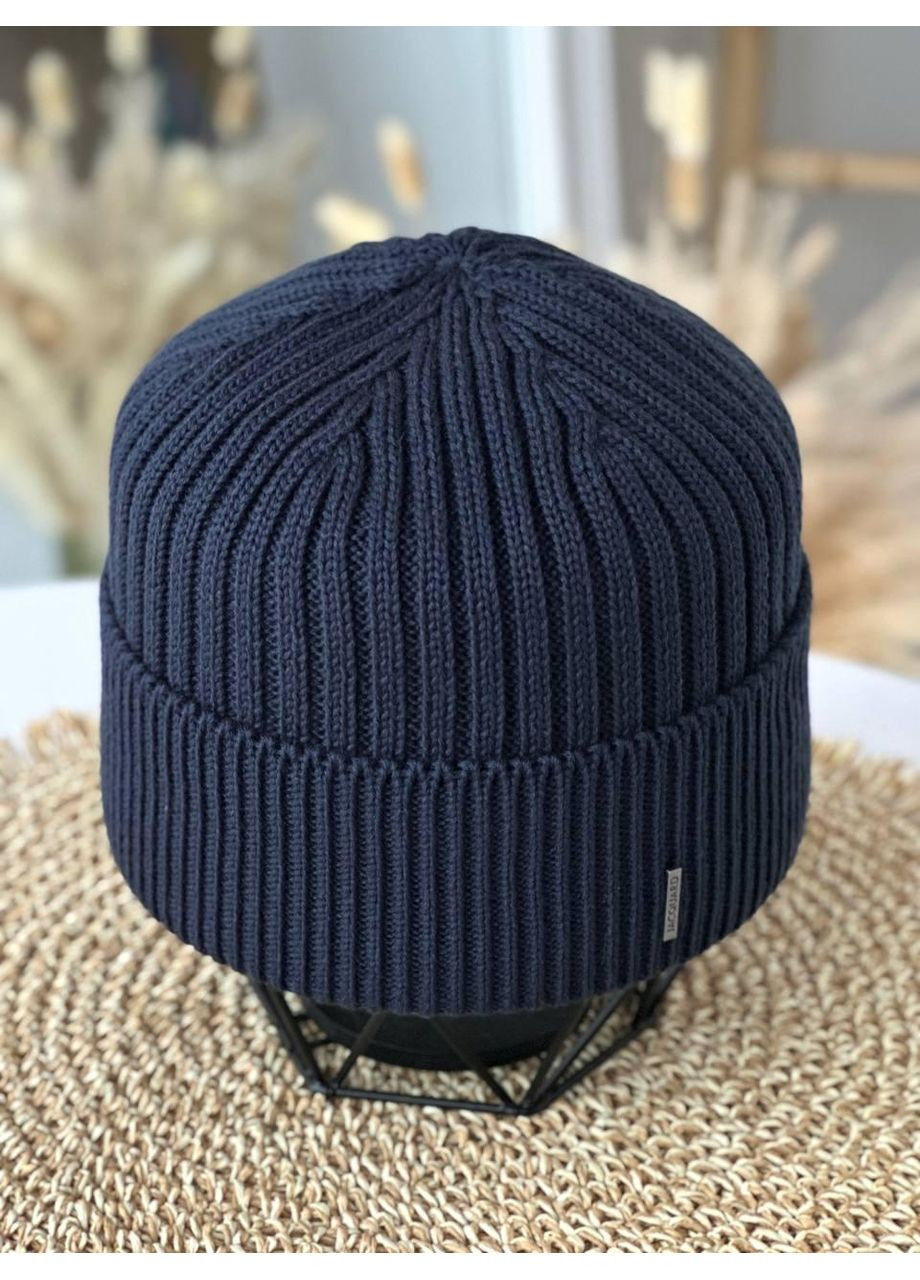 Стильная мужская шапка Jacquard на флисе, мужская классическая теплая шапка No Brand (362917596)