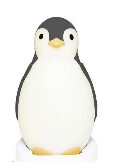 Светильник-ночник с автоматическим отключением Пингвиня Пэм, серый () Zazu ZA-PAM-01 (328398724)