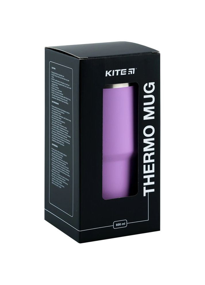 Термокружка 600 мл фиолетовая K241206-2 Kite (316468812)