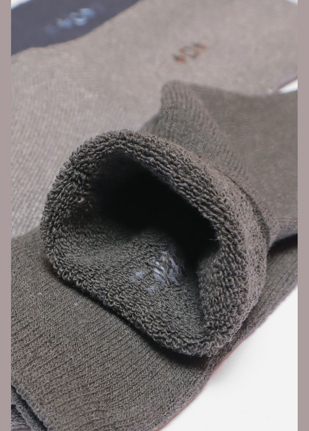 Комбіновані набір шкарпеток чоловічих махрових 3 штуки Let's Shop однотонні (304501507)